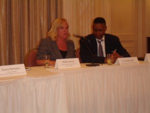 Molly Larson, Supplier Diversity Program Manager from Best Buy speaks on our panel with D. Craig Taylor from the U of M